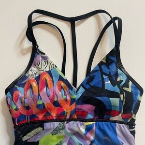 Reebok street style long line sports bra